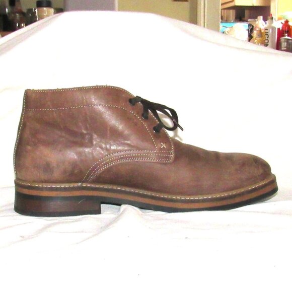 WOLVERINE 1883 Francisco Brown Chukka Boot Men 10.5 W00768 Leather Boots Lace Up main image 4
